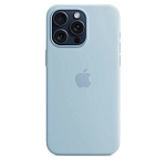 Чехол для iPhone 15 Pro Silicone Case with MagSafe - Light Blue