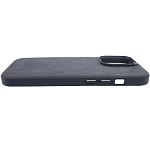 Чехол алькантара для iPhone 14 Pro Max Черный 250_100_131758