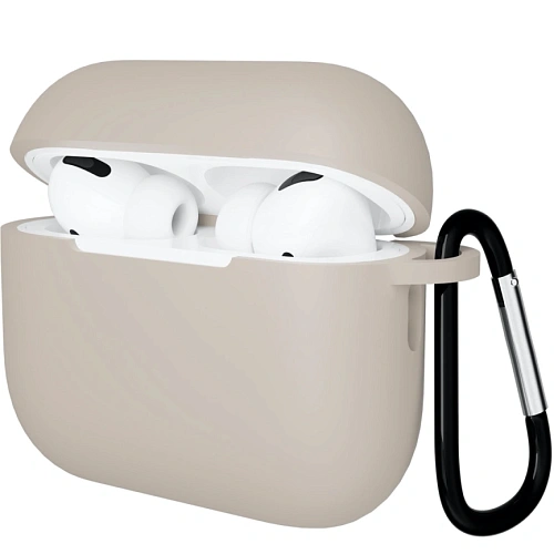 Чехол для AirPods Pro 3 Gurdini Soft Touch - Бежевый 250_100_551732