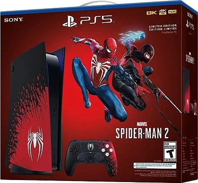Игровая приставка Sony PlayStation 5 Slim Disc Edition - Spider Man 2 Limited Edition 400_400_371326