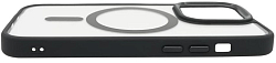 Чехол прозрачный с цветным бортиком MagSafe iPhone 14 Pro Черный 250_100_131905