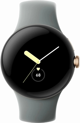 Часы Google Pixel Watch Champagne Gold Case/Hazel 400_400_641124