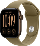 Часы Apple Watch Series 12 42mm Aluminium Case GPS Dark Bronze Sport Band Olive S/M 250_100_851793