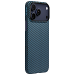 Чехол для iPhone 17 Pro Max Pitaka Classic PitaTap Ultra Slim Case - Black/Blue 250_100_578340