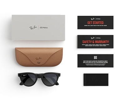 Умные очки Ray-Ban Headliner (Gen 2) - Matte Black/Gradient Graphite - Size M (S50) RW4013 400_400_883661