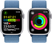 Часы Apple Watch Series 9 45mm Aluminium Case Sport Loop Blue 250_100_640316