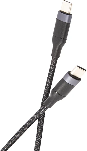 Кабель с быстрой зарядкой Usams Type-C 100W (1м), черный US-SJ400 250_100_113889