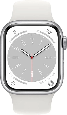 Часы Apple Watch Series 8 45mm Aluminum Case GPS Sport Band White S/M 400_400_640162