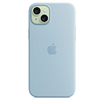Чехол Apple iPhone 15 Silicone Case with MagSafe - Light Blue 250_100_545468
