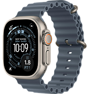 Часы Apple Watch Ultra 3 49mm Titanium Case Natural / Ocean Band Anchor Blue 500_191_640957