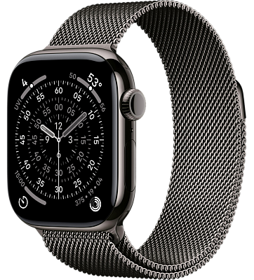 Часы Apple Watch Series 11 42mm Titanium Case Milanese Loop Slate 400_400_550968
