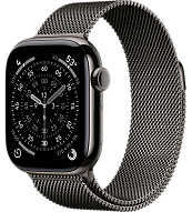 Часы Apple Watch Series 11 42mm Titanium Case Milanese Loop Slate 500_191_640003