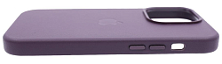 Чехол для iPhone 14 Pro кожаный с MagSafe Темно-фиолетовый 250_100_534058