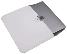 Кожаная сумка-чехол DDC Sleeve with Stand на MacBook 13/14.2 Белый 500_191_128133