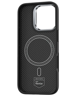 Чехол для iPhone 16 Pro Benks Armor Air Phone Case Built with Kevlar Black 400_400_362248