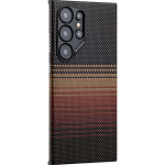 Чехол для Samsung Galaxy S24 Ultra Pitaka Fusion Weaving MagEZ 4 - Sunset 250_100_360444