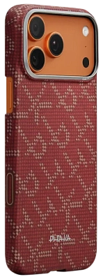 Чехол для iPhone 17 Pro Pitaka Edge Ultra Slim Case - Gold/Red 400_400_762018