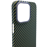 Карбоновый чехол для iPhone 14 Pro Max KZDOO Kevlar Зеленый 250_100_137569
