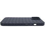 Плетеный Силиконовый чехол для iPhone 14 Plus Черный 250_100_137637