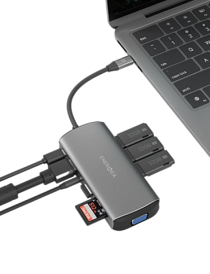 USB-концентратор EnergEA AluHub Max Type-C HUB (11in1) 400_400_644788