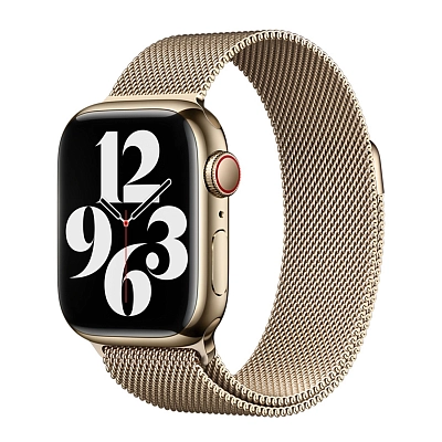 Ремешок Apple Watch 41 мм Milanese Loop Gold