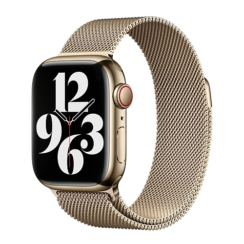 Ремешок Apple Watch 41 мм Milanese Loop Gold 250_100_130268