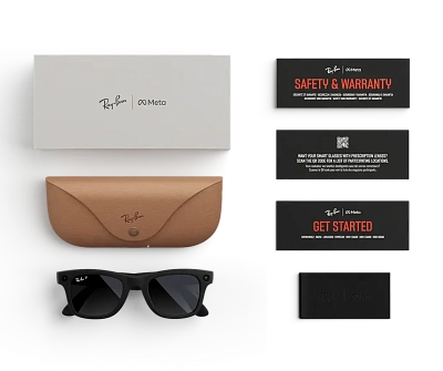 Умные очки Ray-Ban Wayfarer (Gen 1) - Matte Black/Gradient Graphite - Size M (S50) RW4006 400_400_882595