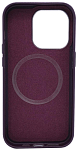 Чехол для iPhone 14 Pro кожаный с MagSafe Темно-фиолетовый 250_100_534057