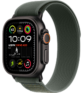 Часы Apple Watch Ultra 2 49mm Black Titanium Case GPS+Cellular Trail Loop Green S/M 500_191_191342