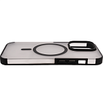 Чехол для iPhone 14 Pro Wlons с MagSafe прозрачный матовый с рамкой Черный 250_100_131718