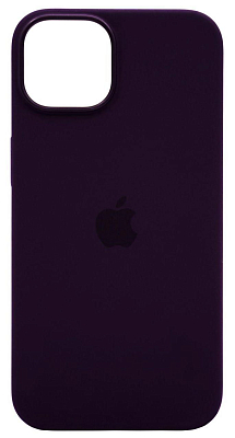 Силиконовый чехол для iPhone 14 Темно-фиолетовый 400_400_532656