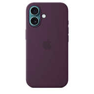 Чехол для iPhone 16 Silicone Case with MagSafe - Plum 500_191_534817