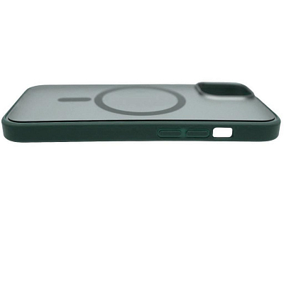 Чехол для iPhone 14 Plus матовый с MagSafe Зеленый 400_400_135842