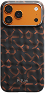 Чехол для iPhone 17 Pro Pitaka Edge Ultra Slim Case PTK Leaping - Orange Black 500_191_800402
