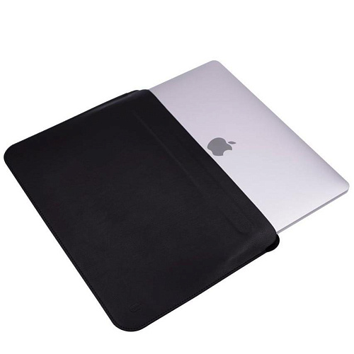 Кожаный чехол для MacBook Pro 14.2 WIWU Skin Pro 2 Black 250_100_131573