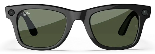 Умные очки Ray-Ban Wayfarer (Gen 2) - Shiny Black/Green - Size L (S53) RW4012 500_191_885051