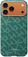 Чехол для iPhone 17 Pro Max Pitaka Edge Ultra Slim Case PTK Leaping - Gold Green 500_191_800475