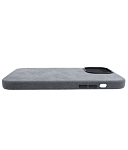 Чехол из алькантары для iPhone 14 Pro Max с MagSafe Серый 250_100_124925