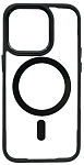 Чехол прозрачный с цветным бортиком MagSafe iPhone 14 Pro Черный 250_100_642427