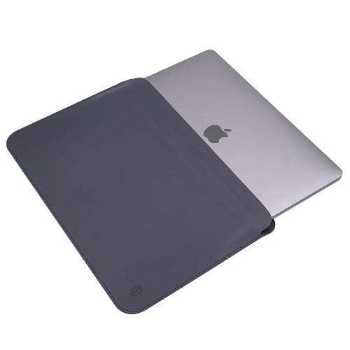 Кожаный чехол для MacBook Air 13.6 WIWU Skin Pro 2 Blue 250_100_128737
