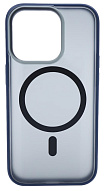Чехол для iPhone 14 Pro матовый с MagSafe Синий 500_191_534081