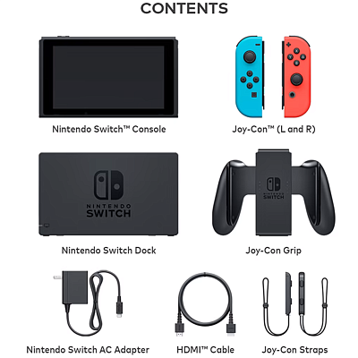 Игровая приставка Nintendo Switch OLED Neon Blue/Neon Red 400_400_375897