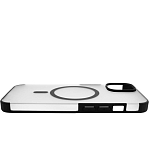 Чехол для iPhone 14 Plus Wlons с MagSafe прозрачный матовый с рамкой Черный 250_100_533695