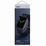 Ремешок Uniq Aspen DE для Apple Watch 45/44/42 мм - Blue 250_100_644315