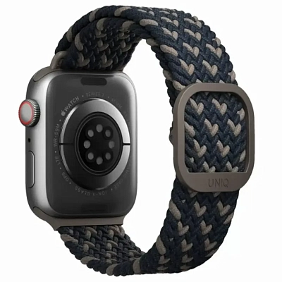 Ремешок Uniq Aspen DE для Apple Watch 45/44/42 мм - Blue 400_400_644313