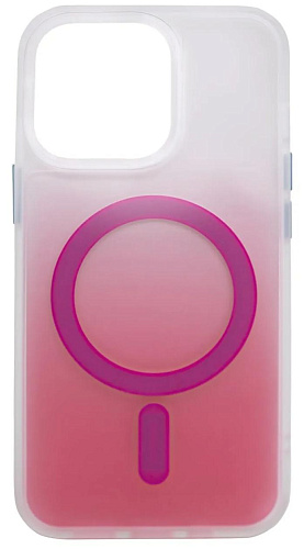 Чехол для iPhone 13 Pro с MagSafe матовый градиент Розовый 250_100_533523