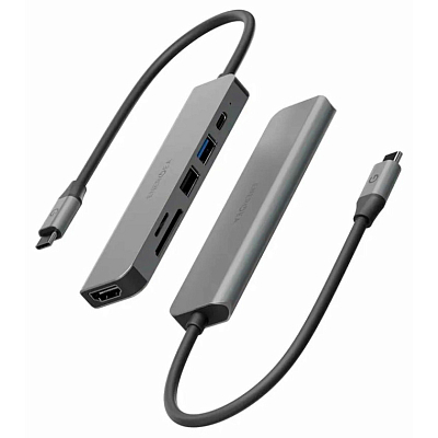 USB-концентратор EnergEA AluHub HD3 (6in1) 400_400_552416
