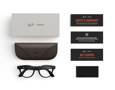 Умные очки Ray-Ban Scriber Optics (Gen 2) - Shiny Transparent Black/Clear - Size S (S49) RW4002 400_400_883622