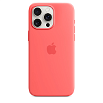 Чехол для iPhone 15 Pro Silicone Case with MagSafe - Guava