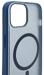 Чехол для iPhone 14 Plus матовый с MagSafe Синий 250_100_132350